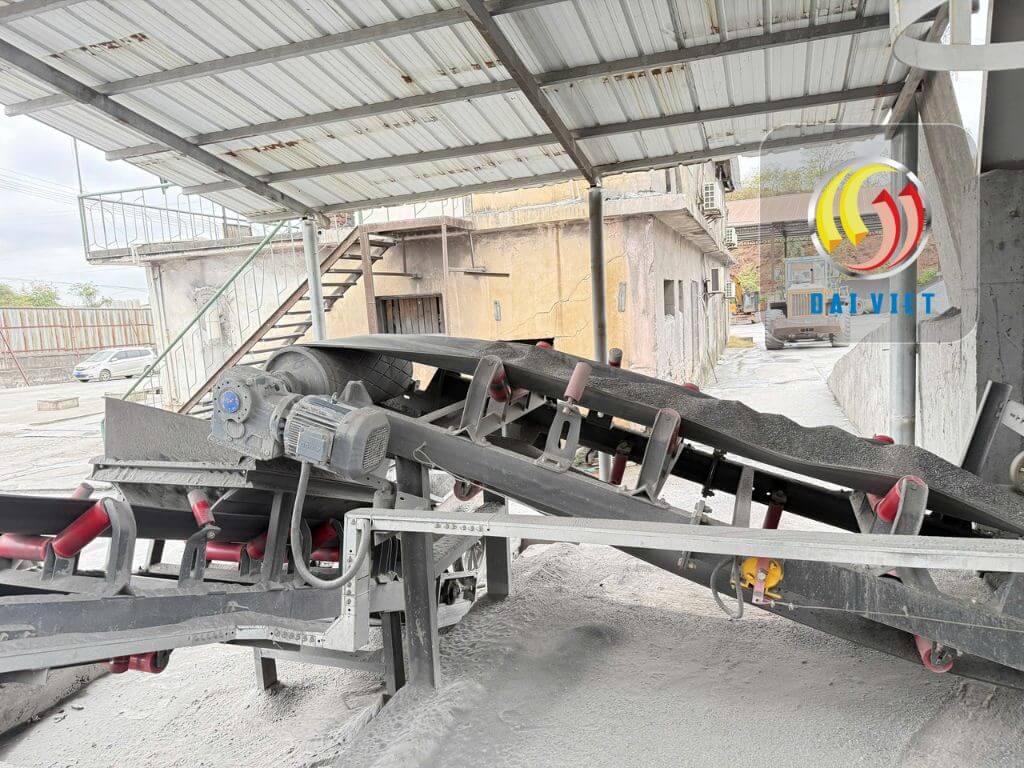 Hình ảnh cấu tạo băng tải cấp liệu trạm trộn Asphalt