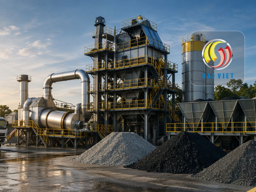 Những yếu tố quyết định hiệu quả sản xuất Trạm Asphalt