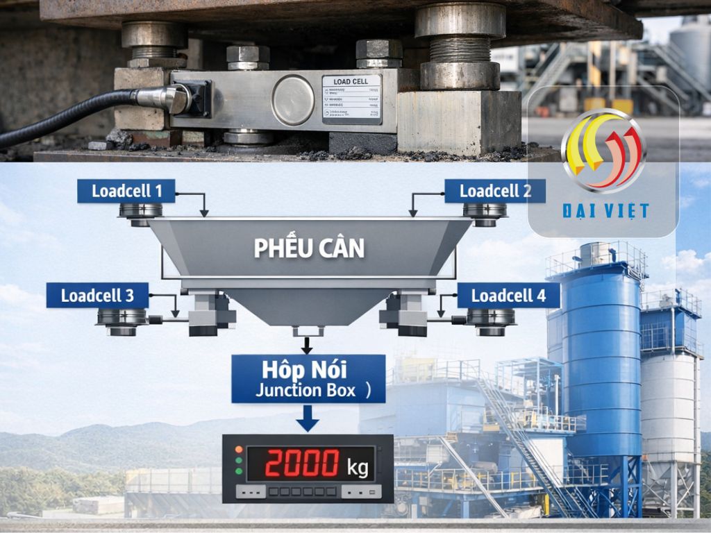 Xác định độ chính xác cân bằng loadcell: Cách kiểm tra và tối ưu sai số trạm Asphalt