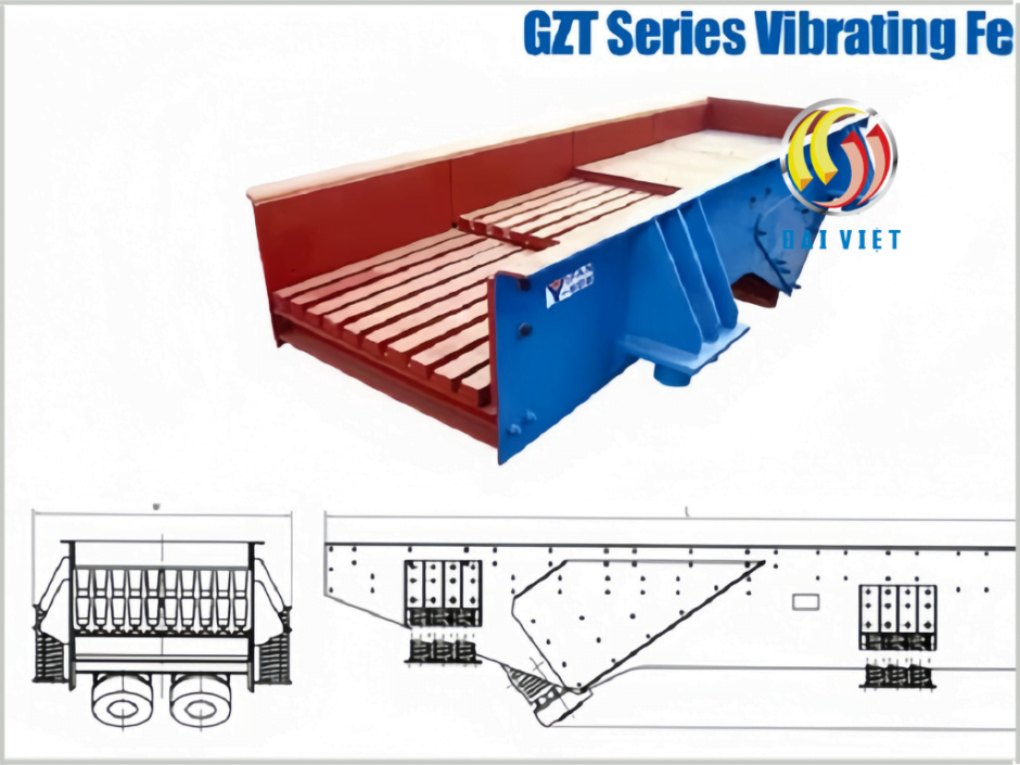 Máy cấp liệu rung động hệ GZT