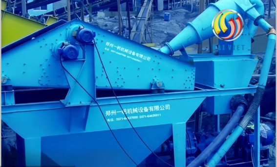 May tan thu cat bui xay dung