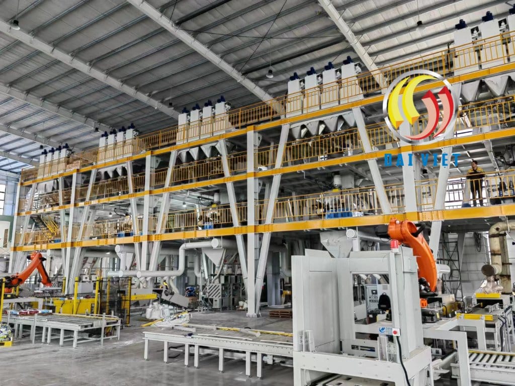 Hình ảnh công nghệ vữa khô tự động hóa TOP 8 công nghệ tiên tiến nhất