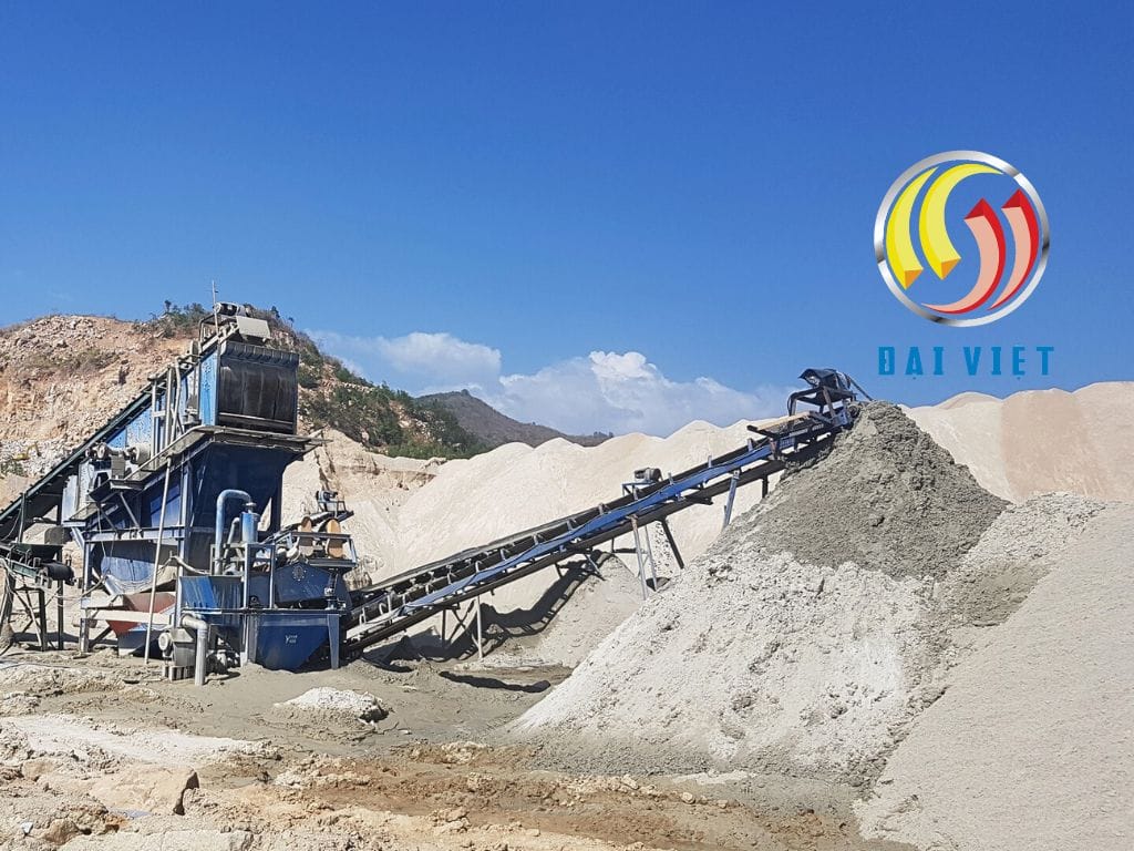 Hình ảnh máy rửa cát đồi tận thu rửa cát hiệu quả