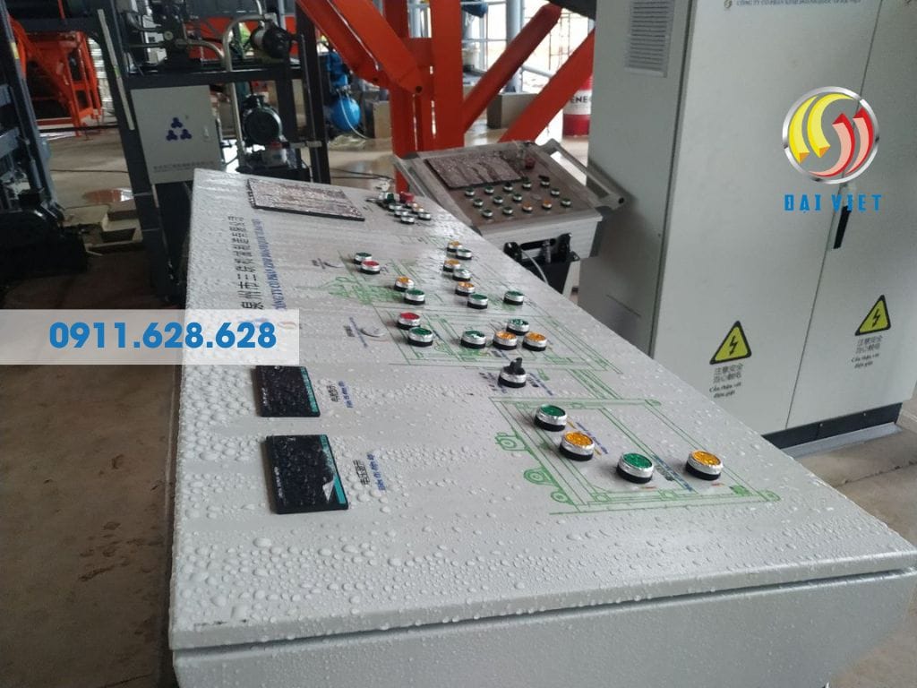 Hệ thống điều khiển PLC của dây chuyền máy gạch bình dương