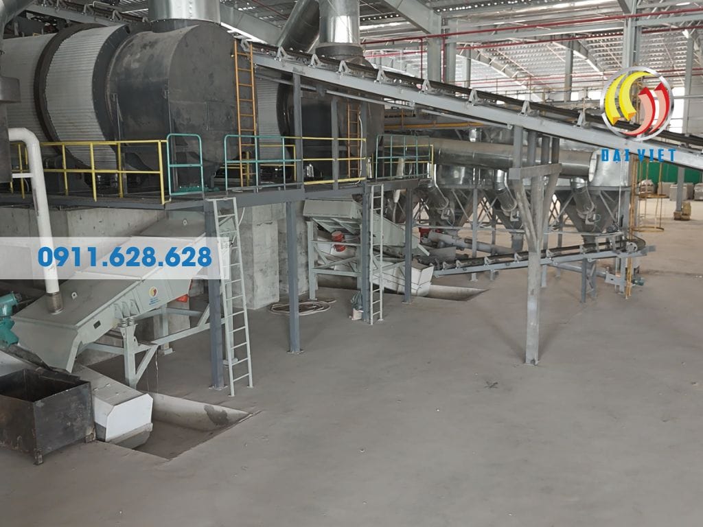 Hình ảnh hệ thống sấy cát đa tầng lớn nhất Việt Nam