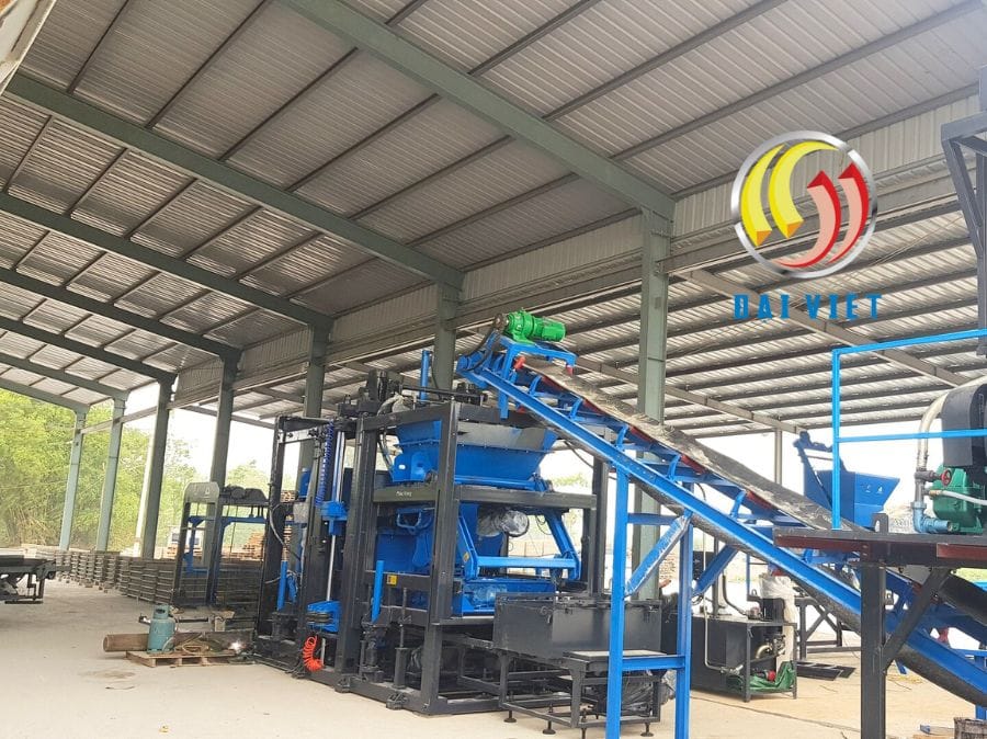 Hình ảnh dây chuyền gạch không nung Vĩnh Phúc