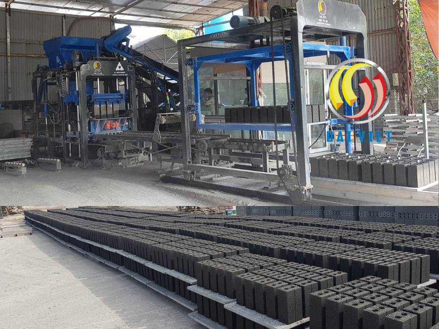 Hình ảnh dây chuyền máy gạch không nung Hải Dương
