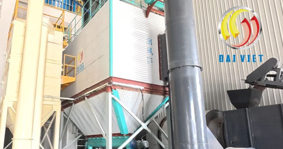 Hình ảnh bộ lọc bụi túi vải trong dây chuyền vữa khô
