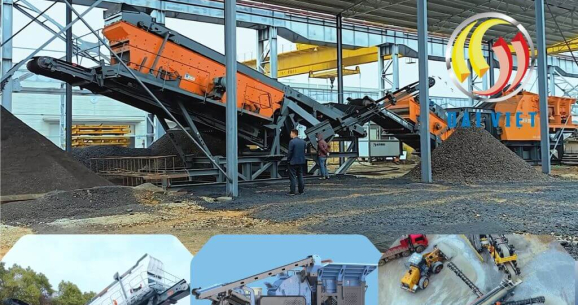 Hình ảnh các loại trạm nghiền đá di động TOP 3 phổ biến