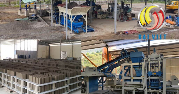 Hình ảnh các loại máy gạch không nung phổ biến tại Việt Nam