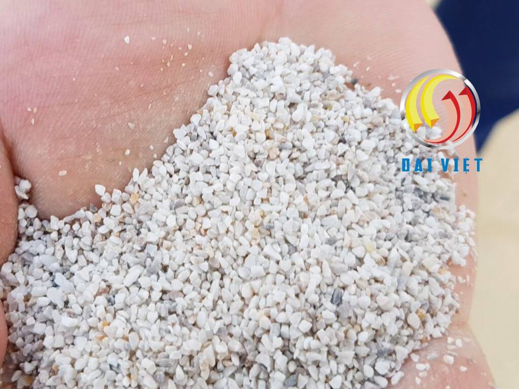 Hình ảnh cát nhân tạo thành phẩm từ đá vôi
