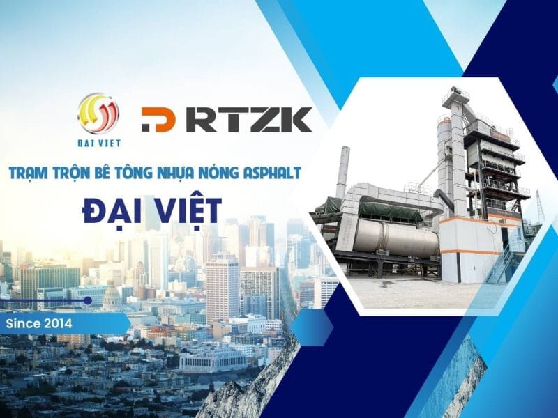 Hình ảnh catalogue trạm trộn bê tông nhựa nóng Asphalt - Nhuận Thiên Đại Việt JSC