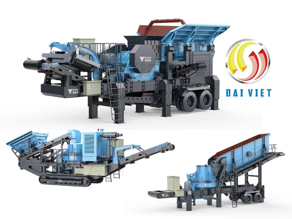 Hình ảnh giá máy nghiền đá di động