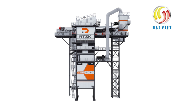 Trạm trộn bê tông nhựa nóng tích hợp ngược dòng LBRN Series