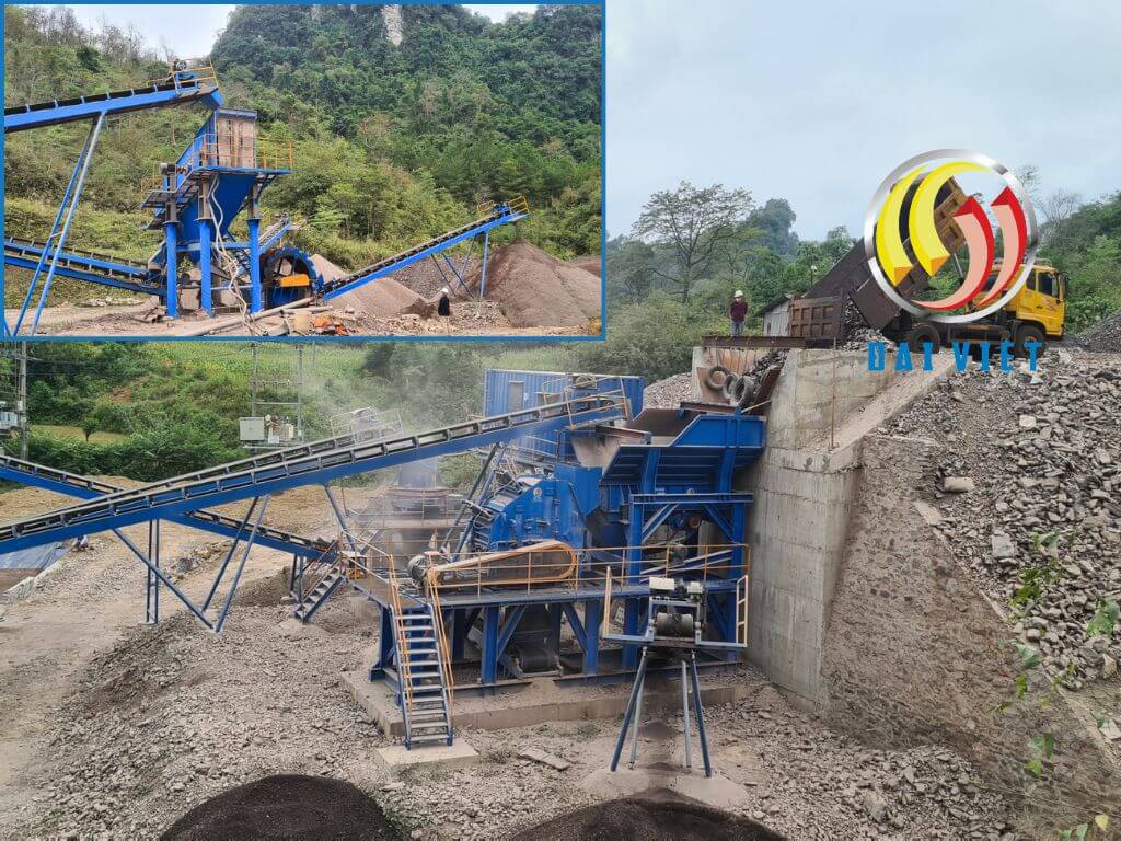 Hình ảnh máy nghiền đá xây dựng loại nhỏ